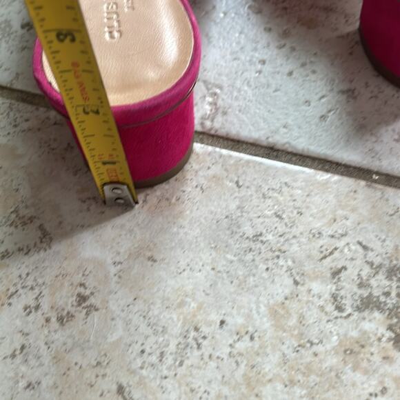 Club Monaco Loalla Mules In Magenta - Picture 14 of 16